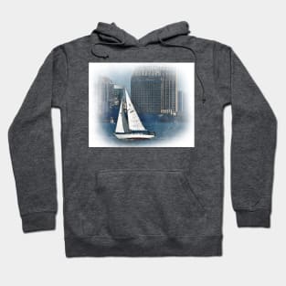 Sailboat In San Diego Bay Hoodie